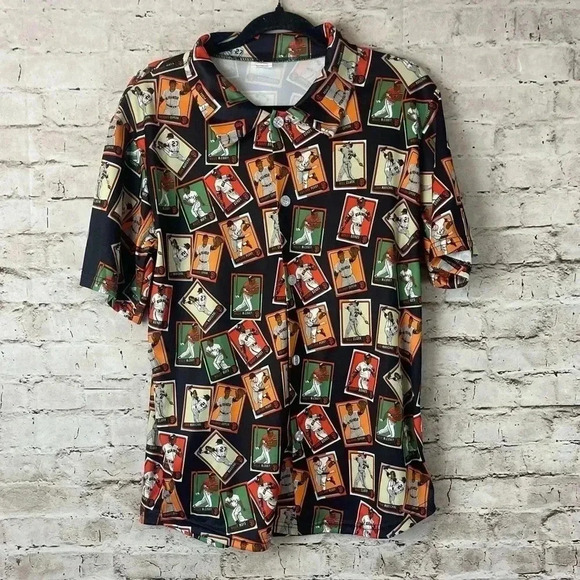 2023 San Francisco Giants Men's Medium Legends Aloha Hawaiian Button Down Shirt - Picture 1 of 7